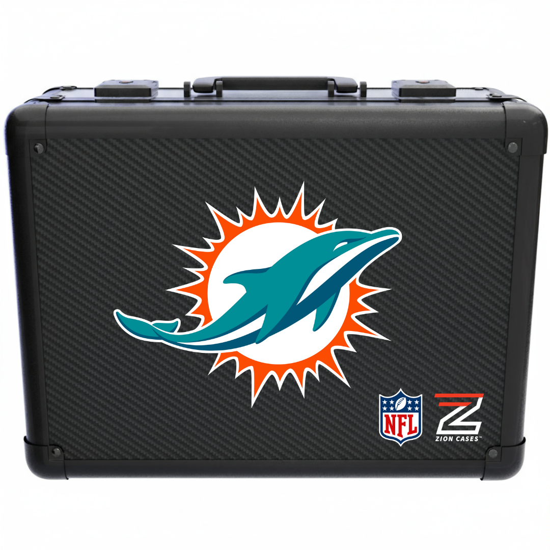Miami Dolphins - NFL Carbon Fiber Slab Cases X, 2R, XL